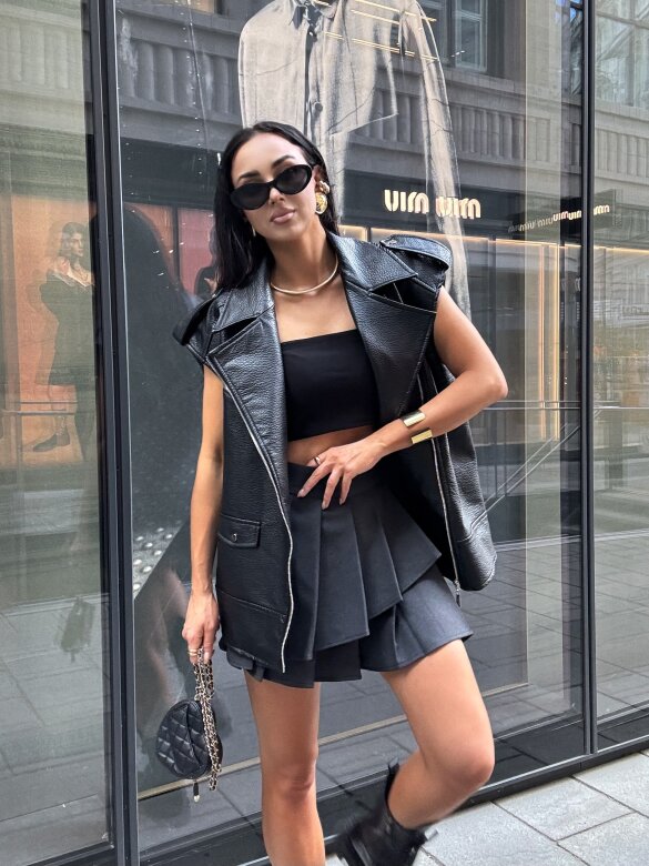 Spódniczko-szorty Barrel grafitowe 