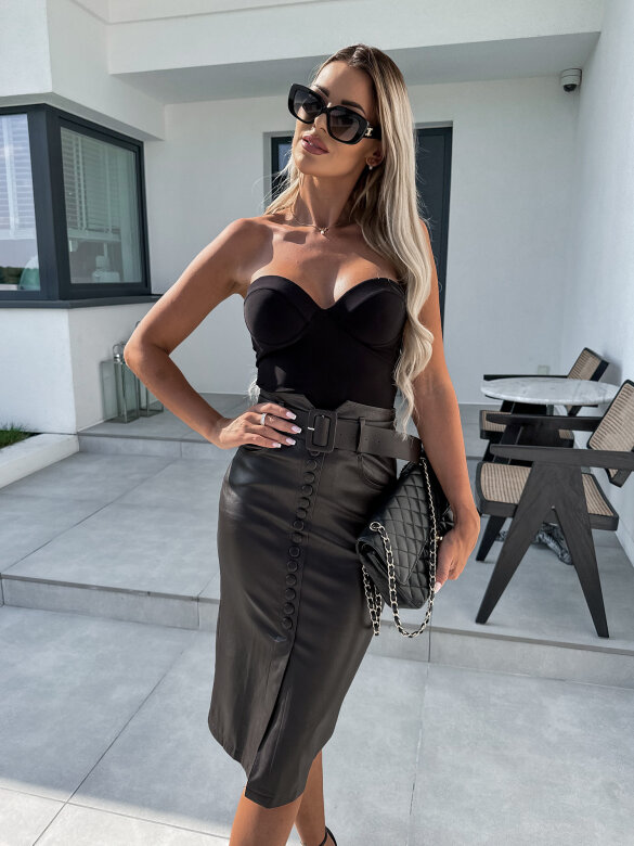 Spódnica Rossi czekoladowa