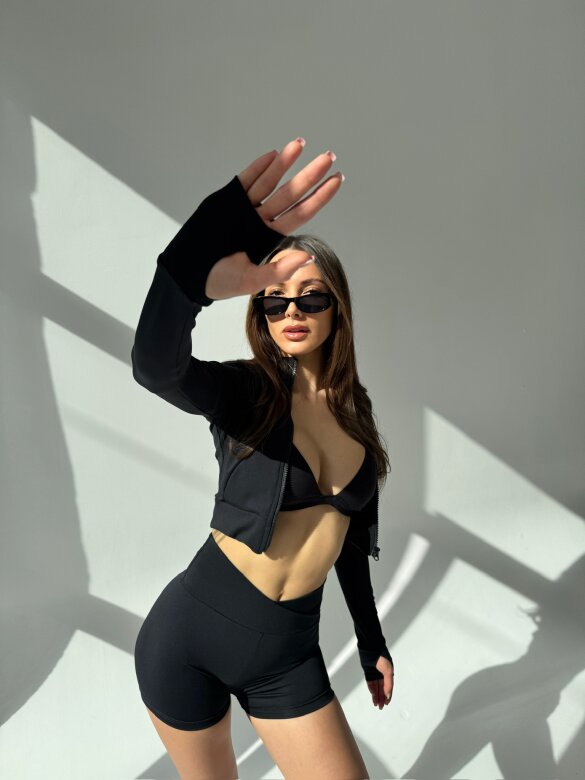 Top Gal short czarny