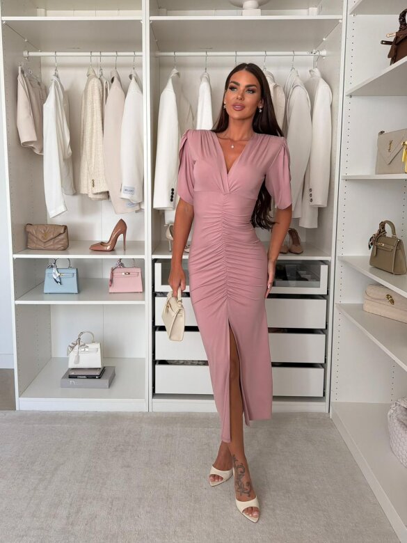 Dress Ricca with viscose powder