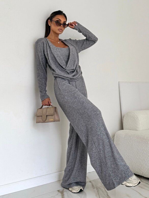 Komplet 2w1 Petio szary 