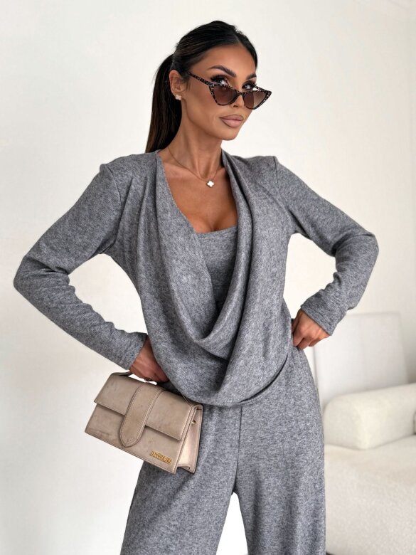 Komplet 2w1 Petio szary 