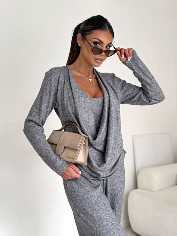 Komplet 2w1 Petio szary 