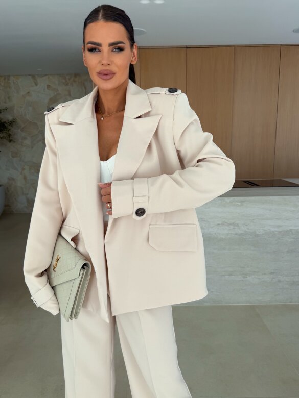 Spodnie Driss elegant beżowe