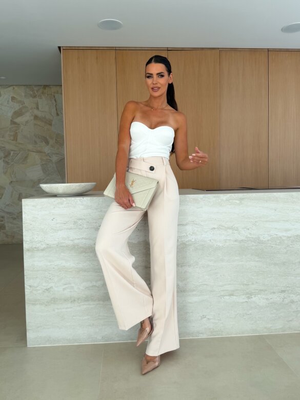 Spodnie Driss elegant beżowe