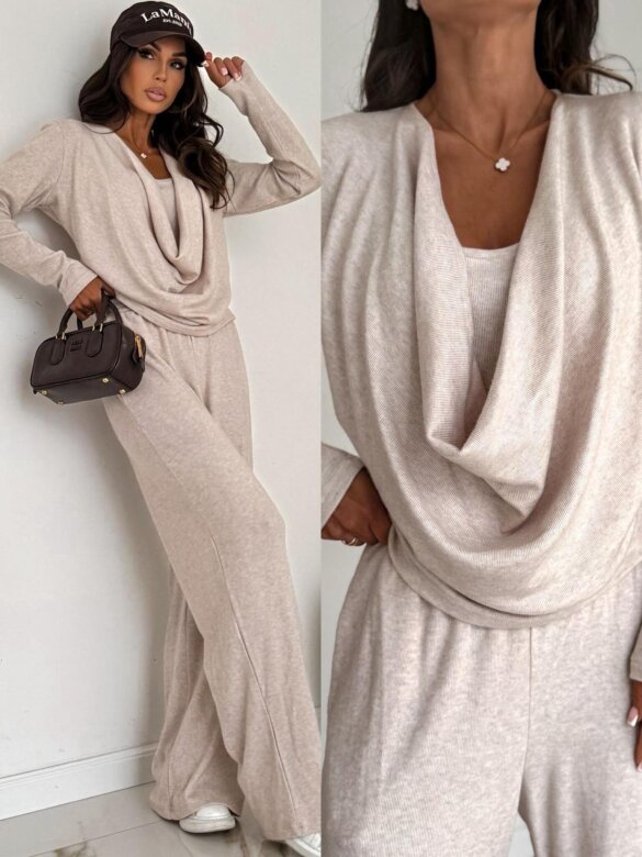 Komplet 2w1 Petio beżowy 