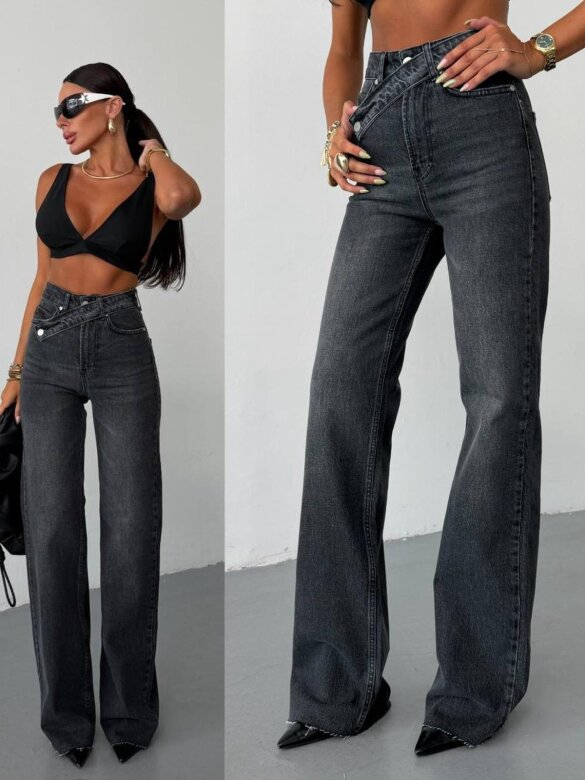 Trousers Clifton jeans graphite
