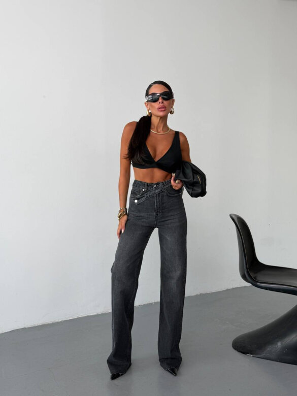 Trousers Clifton jeans graphite