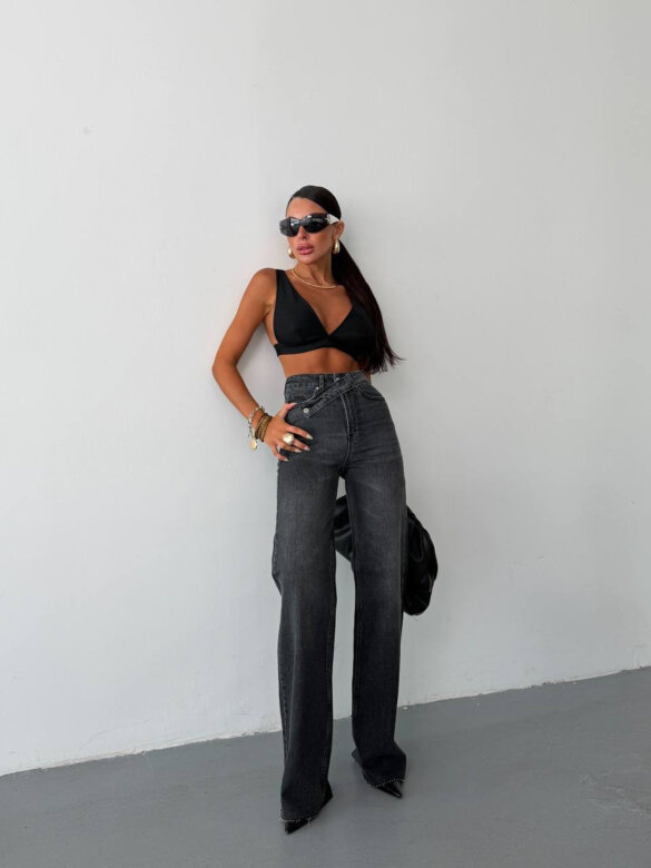 Trousers Clifton jeans graphite