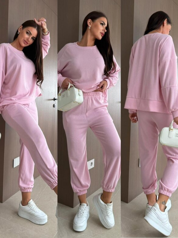 Komplet 2w1 Blomi pudrowy 