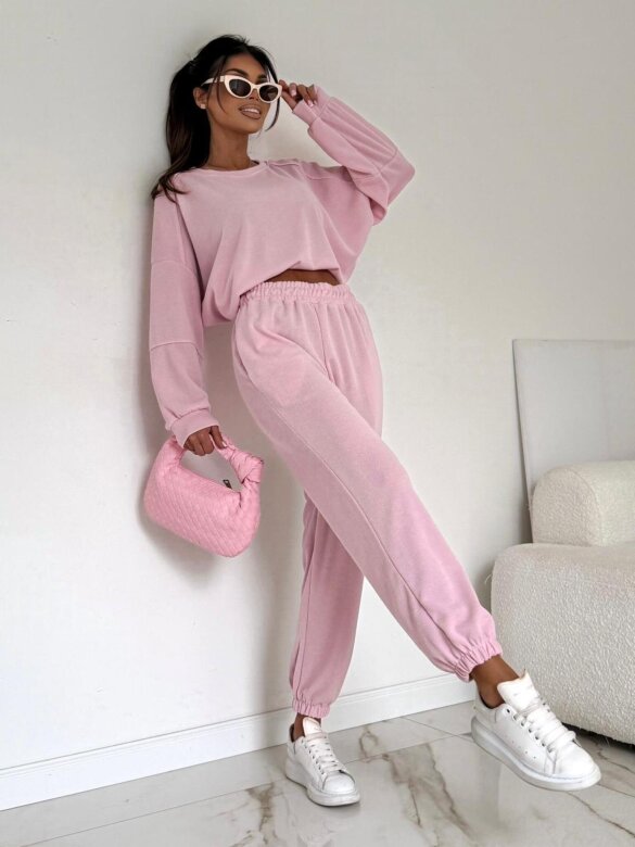 Komplet 2w1 Blomi pudrowy 