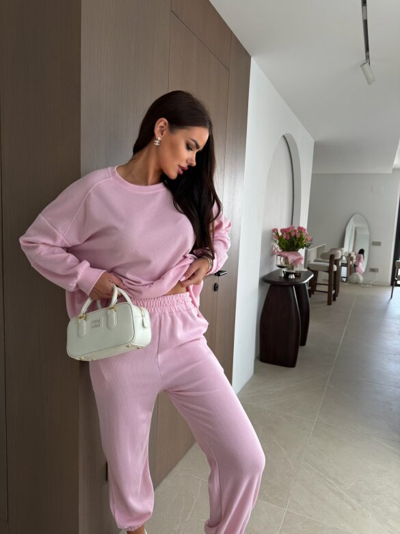 Komplet 2w1 Blomi pudrowy 