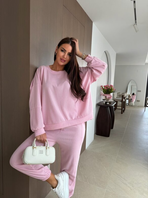 Komplet 2w1 Blomi pudrowy 