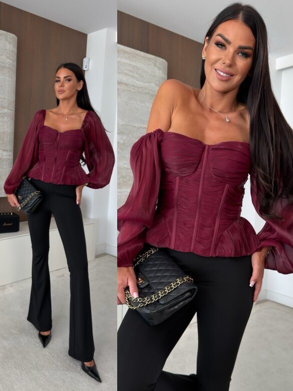 Blouse Lucasa claret