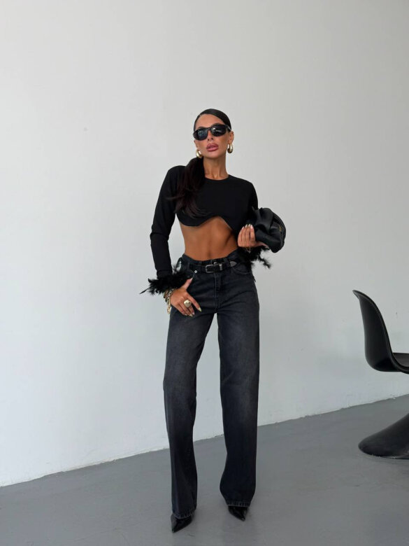 Spodnie Diego jeans czarne 