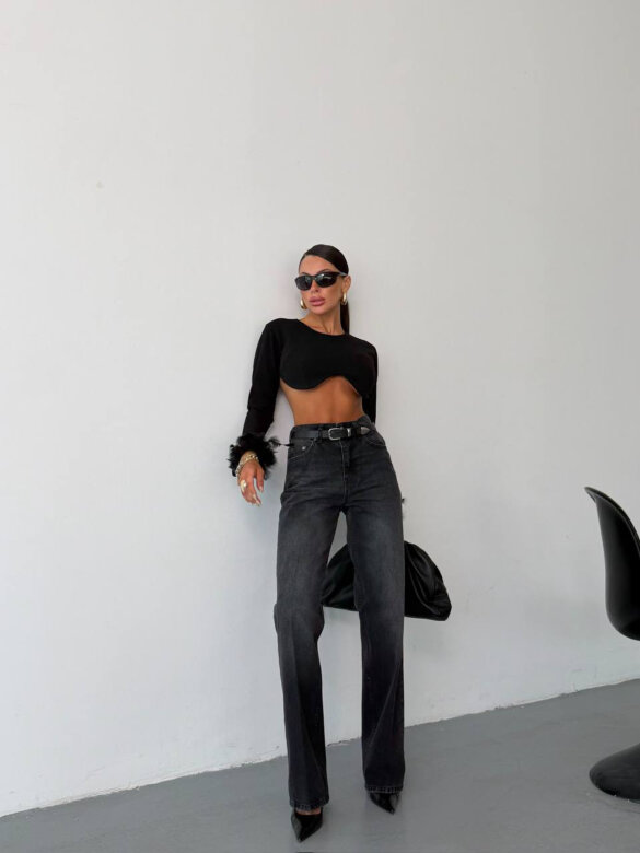Spodnie Diego jeans czarne 