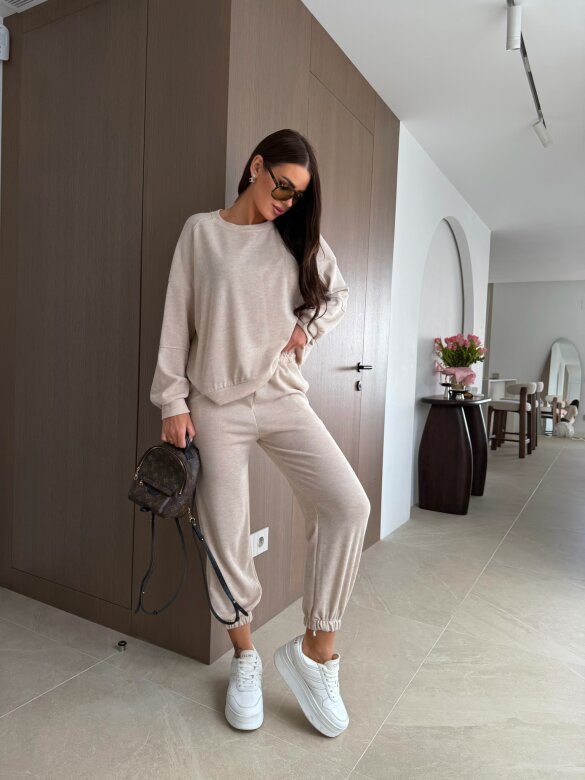 Komplet 2w1 Blomi beżowy 