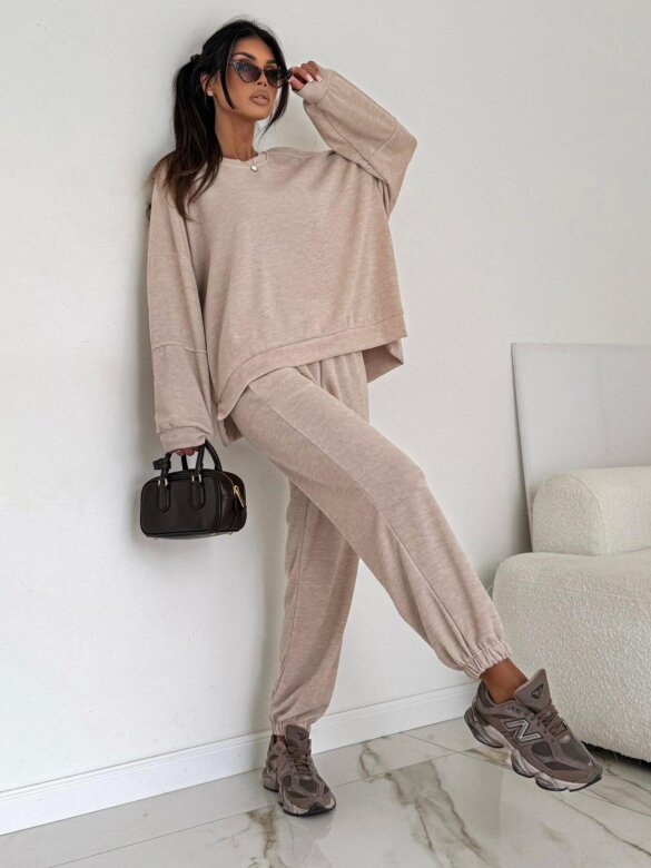 Komplet 2w1 Blomi beżowy 