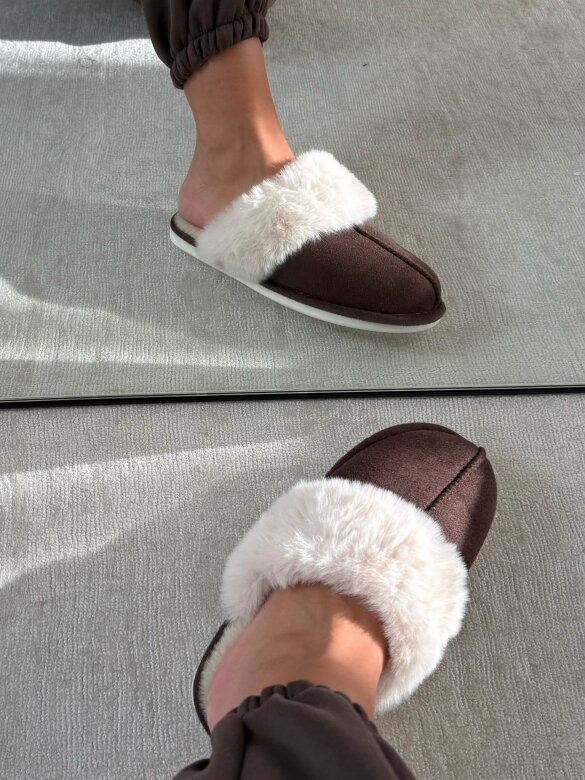 Klapki Zavie czekoladowe