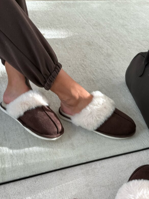 Klapki Zavie czekoladowe