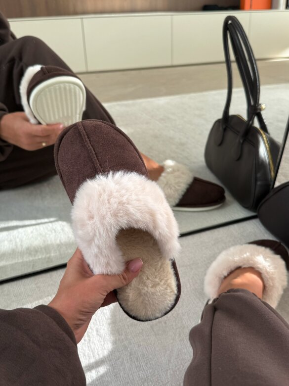 Klapki Zavie czekoladowe