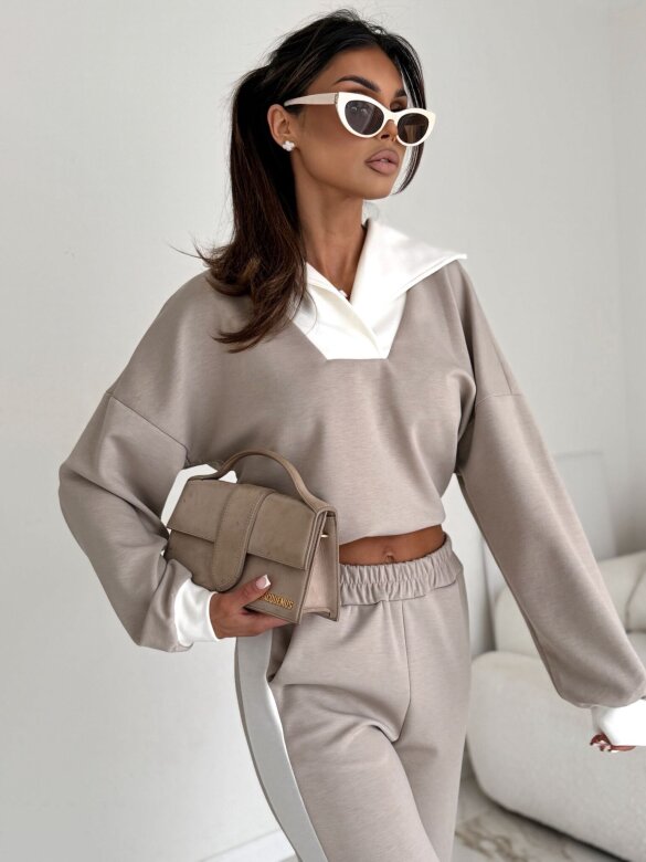 Komplet 2w1 Silio beżowy 