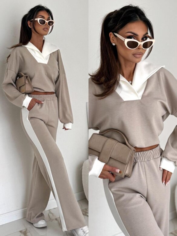 Komplet 2w1 Silio beżowy 