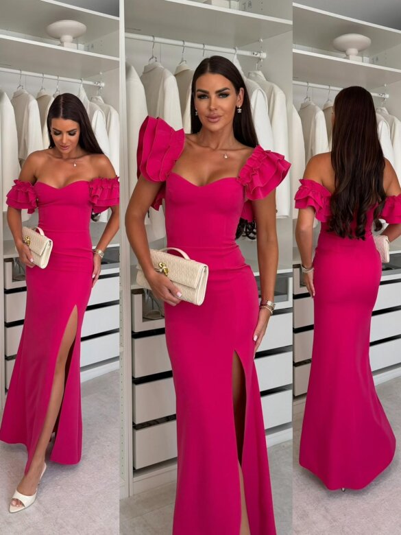 Dress Lavienne maxi fuchsia