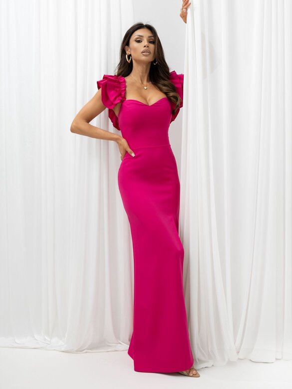 Dress Lavienne maxi fuchsia