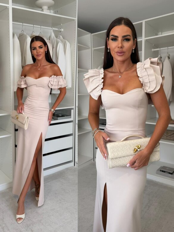 Dress Lavienne maxi beige