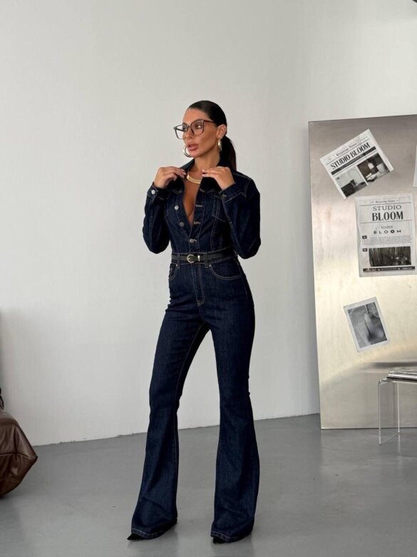 Kombinezon Rodeo jeans granatowy 