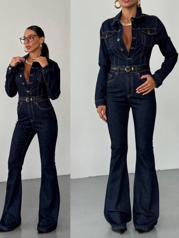 Kombinezon Rodeo jeans granatowy 