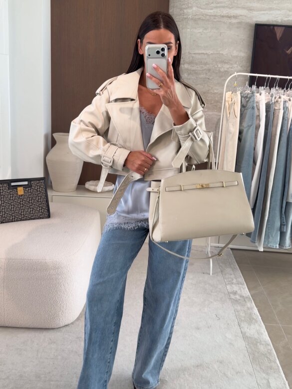 Ramoneska Canta jasnobeżowa