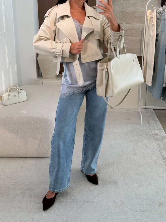 Ramoneska Canta jasnobeżowa