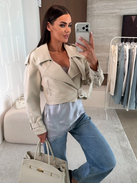 Ramoneska Canta jasnobeżowa