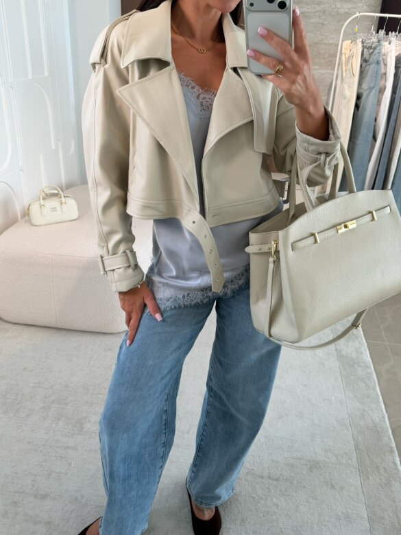 Ramoneska Canta jasnobeżowa