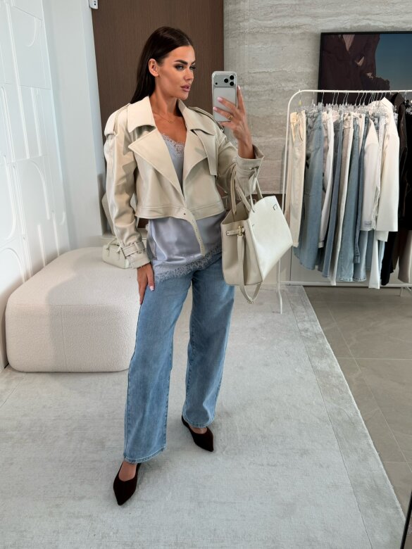 Ramoneska Canta jasnobeżowa