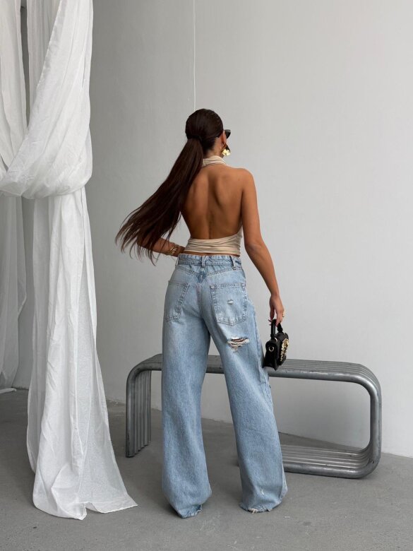 Spodnie Denim Vibes jeans niebieskie