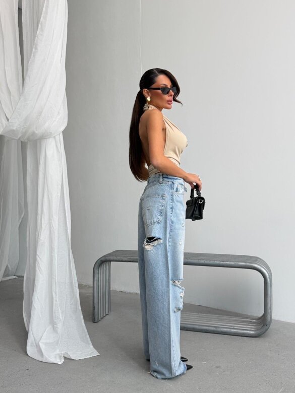 Spodnie Denim Vibes jeans niebieskie