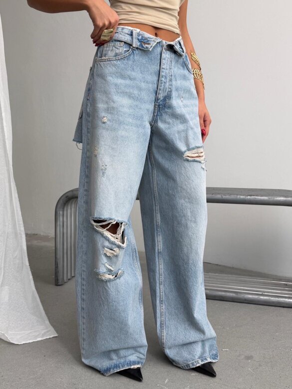 Spodnie Denim Vibes jeans niebieskie