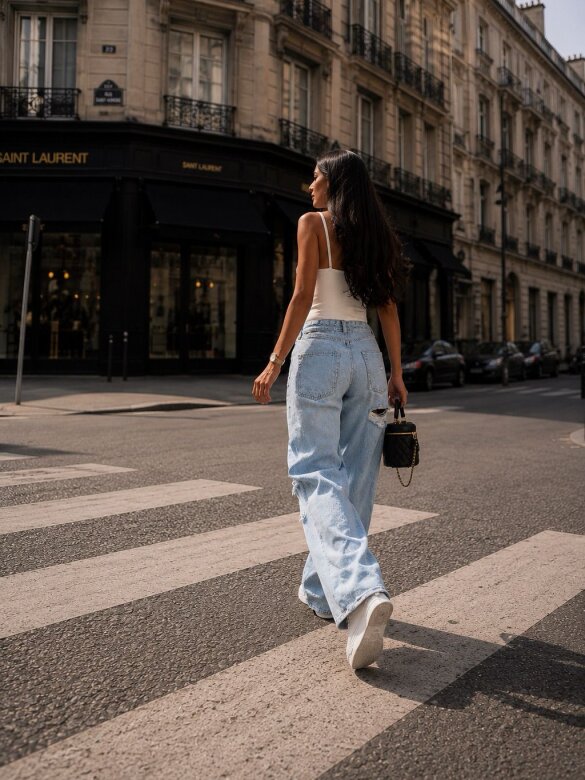 Spodnie Denim Vibes jeans niebieskie