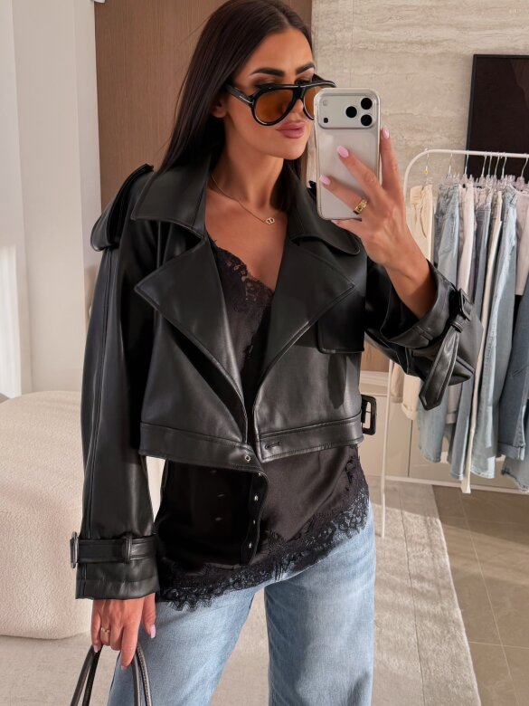 Ramoneska Canta czarna