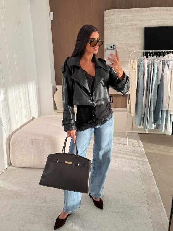 Ramoneska Canta czarna