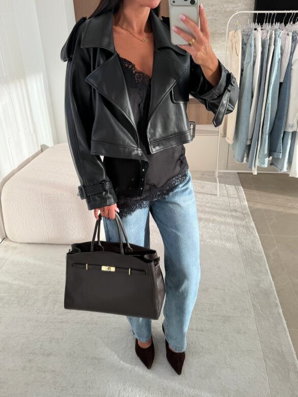 Ramoneska Canta czarna