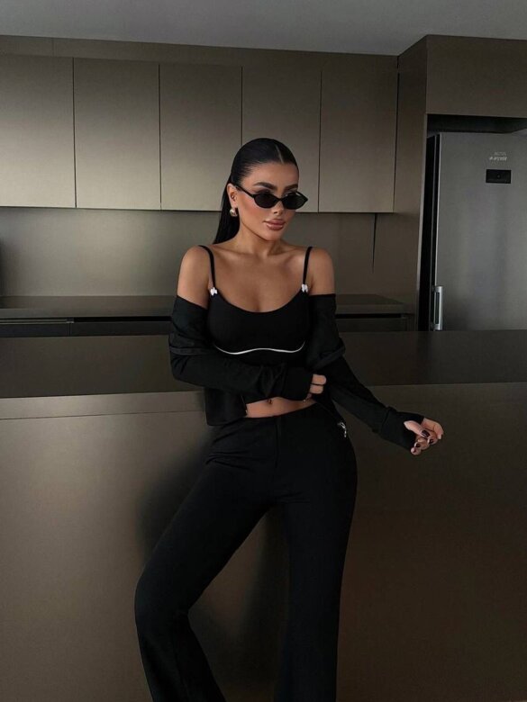 Komplet 3w1 Luiso czarny