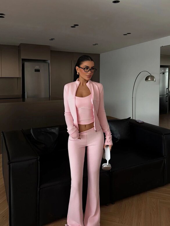 Komplet 3w1 Luiso pudrowy 