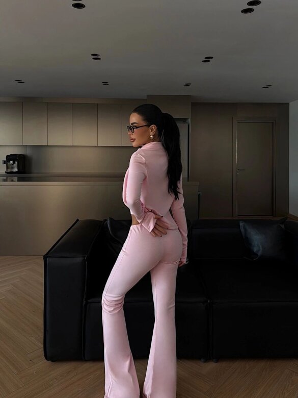 Komplet 3w1 Luiso pudrowy 