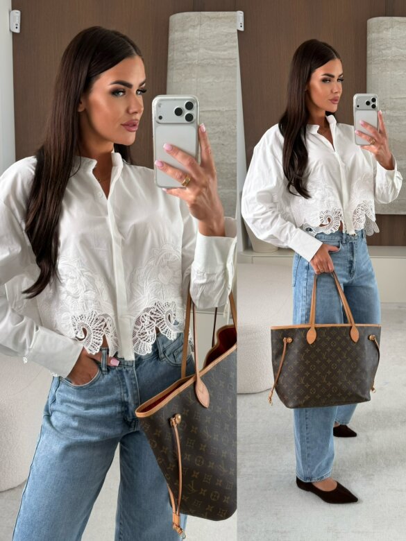 Koszula Fuente short biała