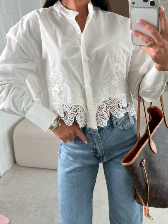 Koszula Fuente short biała