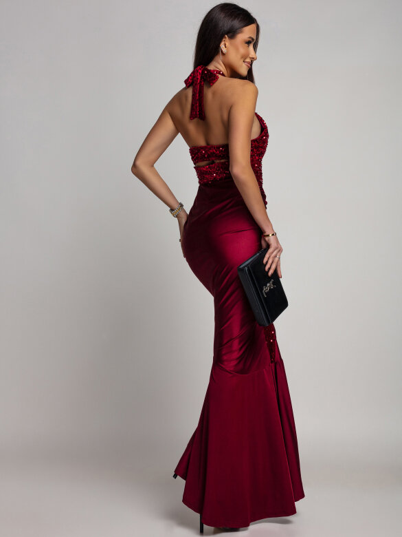 Sukienka Cabano bordowa 